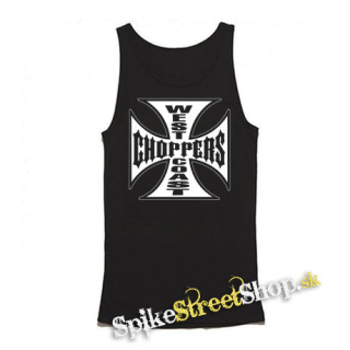 WEST COAST CHOPPERS - Logo - Mens Vest Tank Top - čierne tielko