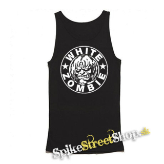 WHITE ZOMBIE - Mens Vest Tank Top - čierne tielko