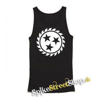 WHITECHAPEL - Logo Crest - Mens Vest Tank Top - čierne tielko