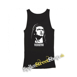 WINNETOU - Mens Vest Tank Top - čierne tielko