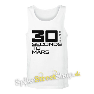 30 SECONDS TO MARS - Big Logo - biele pánske tielko