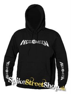 HELLOWEEN - White Logo - čierna pánska mikina