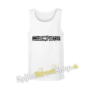 ANGELIC UPSTARTS - Logo - biele pánske tielko