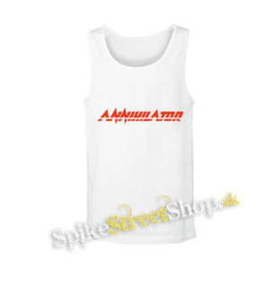 ANNIHILATOR - Logo Red - biele pánske tielko