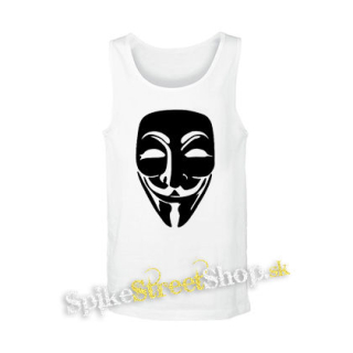 ANONYMOUS - biele pánske tielko