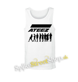 ATEEZ - Logo & Silhouette - biele pánske tielko