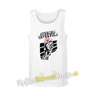 AVENGED SEVENFOLD - Rose - biele pánske tielko
