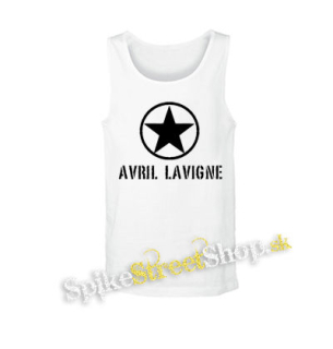AVRIL LAVIGNE - Logo Punkrock Star - biele pánske tielko