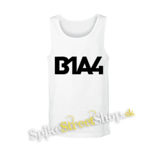 B1A4 - Logo - biele pánske tielko