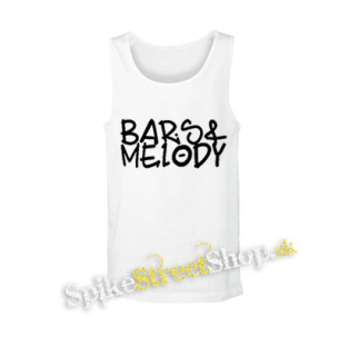 BARS & MELODY - Logo - biele pánske tielko
