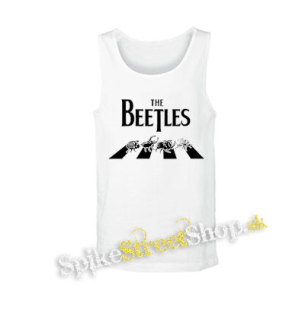BEETLES - biele pánske tielko