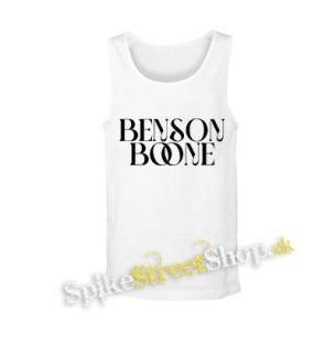 BENSON BOONE - Logo Singer - biele pánske tielko
