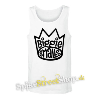 BIGGIE SMALLS - Logo - biele pánske tielko