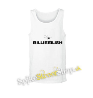 BILLIE EILISH - Logo Spider - biele pánske tielko