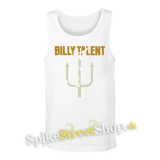 BILLY TALENT - Logo Yellow Green - biele pánske tielko