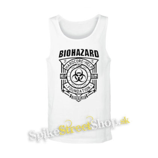 BIOHAZARD - Hardcore Help Foundation - biele pánske tielko