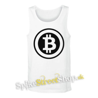 BITCOIN - Znak - biele pánske tielko
