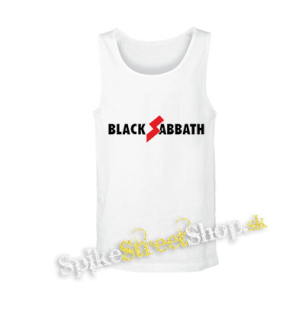 BLACK SABBATH - Sabotage Logo - biele pánske tielko