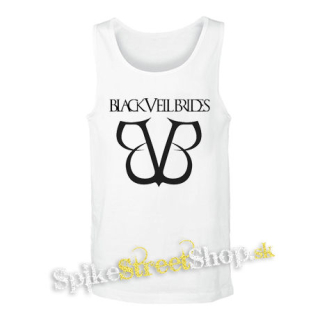BLACK VEIL BRIDES - Logo - biele pánske tielko