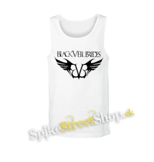 BLACK VEIL BRIDES - Wings Logo - biele pánske tielko