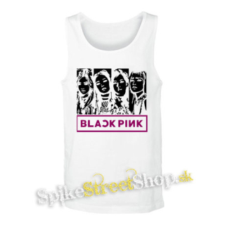 BLACKPINK - Logo & Band - biele pánske tielko