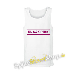 BLACKPINK - Logo Pink - biele pánske tielko