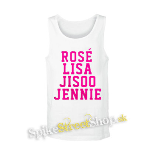 BLACKPINK - Names - biele pánske tielko