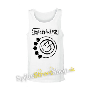 BLINK 182 - Logo & Smile - biele pánske tielko