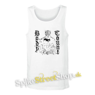 BODY COUNT - Ice-T Logo Crest Band - biele pánske tielko