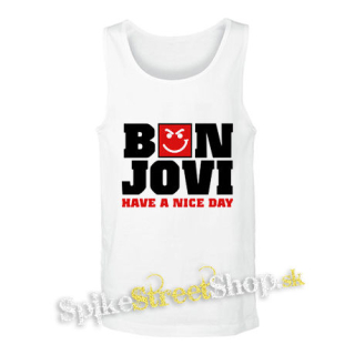 BON JOVI - Have A Nice Day - biele pánske tielko