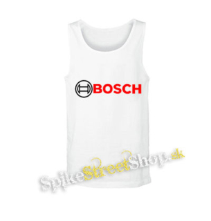 BOSCH - Logo - biele pánske tielko