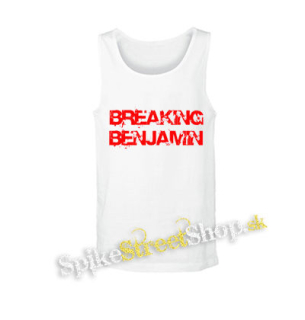 BREAKING BENJAMIN - Red Logo Motive 2 - biele pánske tielko