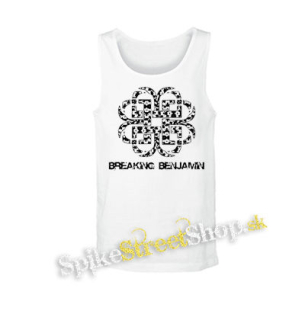 BREAKING BENJAMIN - White Logo - biele pánske tielko