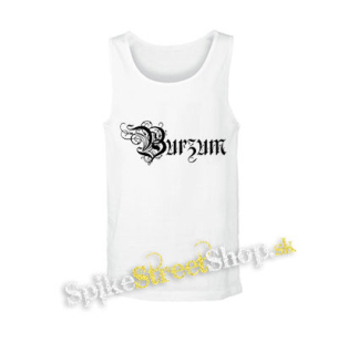 BURZUM - Logo 2 - biele pánske tielko