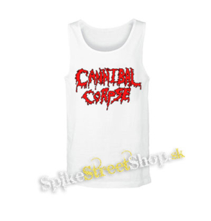 CANNIBAL CORPSE - Old School Bloody Logo - biele pánske tielko