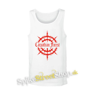 CARPATHIAN FOREST - Red Logo - biele pánske tielko