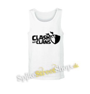 CLASH OF CLANS - Logo - biele pánske tielko
