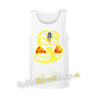 COBRA KAI - Red Logo - biele pánske tielko