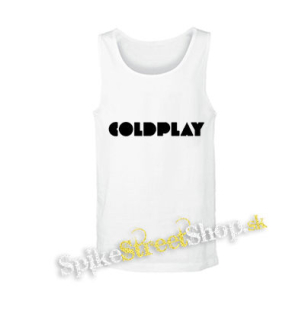 COLDPLAY - Logo - biele pánske tielko