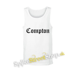 COMPTON - biele pánske tielko