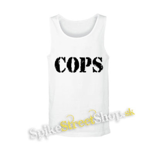 COPS - biele pánske tielko