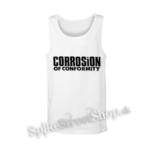 CORROSION OF CONFORMITY - Logo - biele pánske tielko