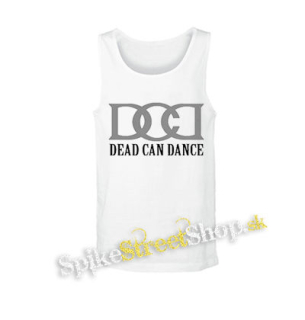 DEAD CAN DANCE - Logo Grey Sign - biele pánske tielko