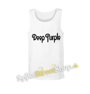 DEEP PURPLE - Logo - biele pánske tielko