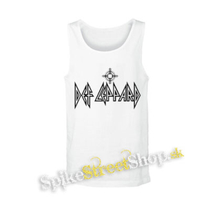 DEF LEPPARD - Logo 3 - biele pánske tielko