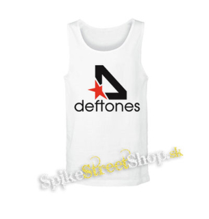 DEFTONES - Star Logo - biele pánske tielko