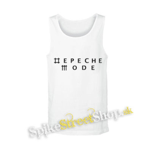 DEPECHE MODE - Logo - biele pánske tielko