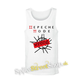 DEPECHE MODE - Wrong - biele pánske tielko