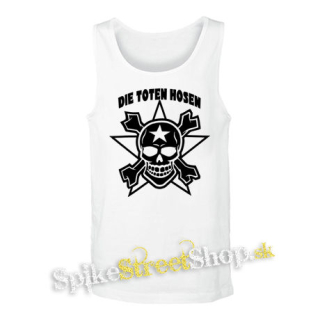 DIE TOTEN HOSEN - Logo Skull - biele pánske tielko