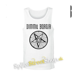 DIMMU BORGIR - Pentagram - biele pánske tielko